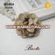 7CM apricot round custom single face style leather flower for ladies shoes decoration